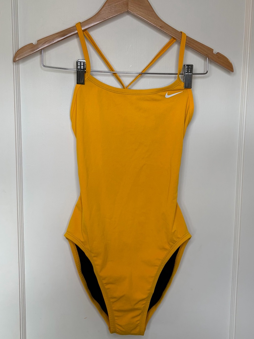 Nike Bright Yellow One-Piece Swimsuit